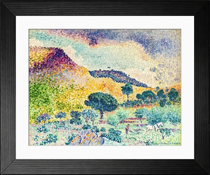 Framed Print : La Chaîne des Maures, 1906-1907. Creator: Cross; Henri Edmond (1856-1910) Framed Print : La Chaîne des Maures, 1906-1907. Creator: Cross; Henri Edmond (1856-1910)