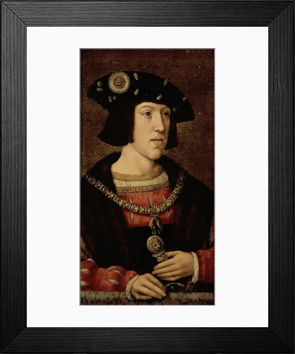Framed Print : Portrait of Philip I of Castile (1478-1506), 1505-1506. Creator: Sittow; Michael (1460 / 68-1525) Framed Print : Portrait of Philip I of Castile (1478-1506), 1505-1506. Creator: Sittow; Michael (1460 / 68-1525)