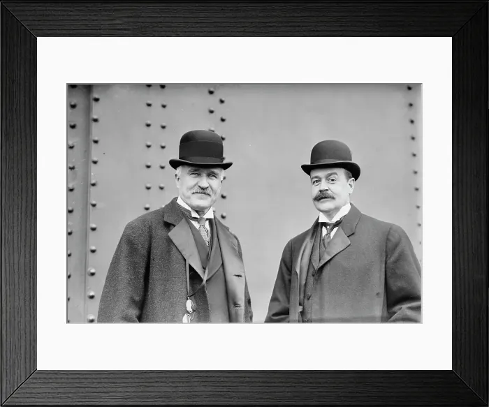 Framed Print : Herman de Lagrecrantz, 1917 and Magnus Clarholm, 1917. Creator: Bain News Service Framed Print : Herman de Lagrecrantz, 1917 and Magnus Clarholm, 1917. Creator: Bain News Service