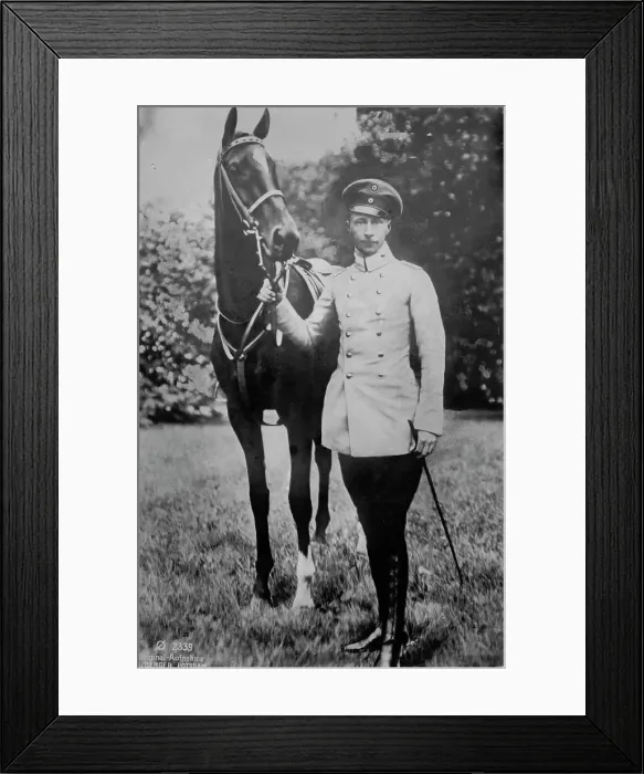 Framed Print : Unser Kronprinz, 1910. Creator: Bain News Service Framed Print : Unser Kronprinz, 1910. Creator: Bain News Service