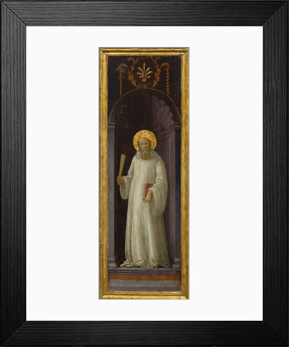 Framed Print : Saint Benedict, c1470-1475. Creator: Lippi; Filippino (1457-1504) Framed Print : Saint Benedict, c1470-1475. Creator: Lippi; Filippino (1457-1504)