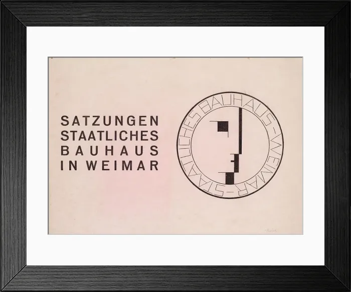 Framed Print : Staatliches Bauhaus Weimar, 1922. Creator: Schlemmer; Oskar (1888-1943) Framed Print : Staatliches Bauhaus Weimar, 1922. Creator: Schlemmer; Oskar (1888-1943)