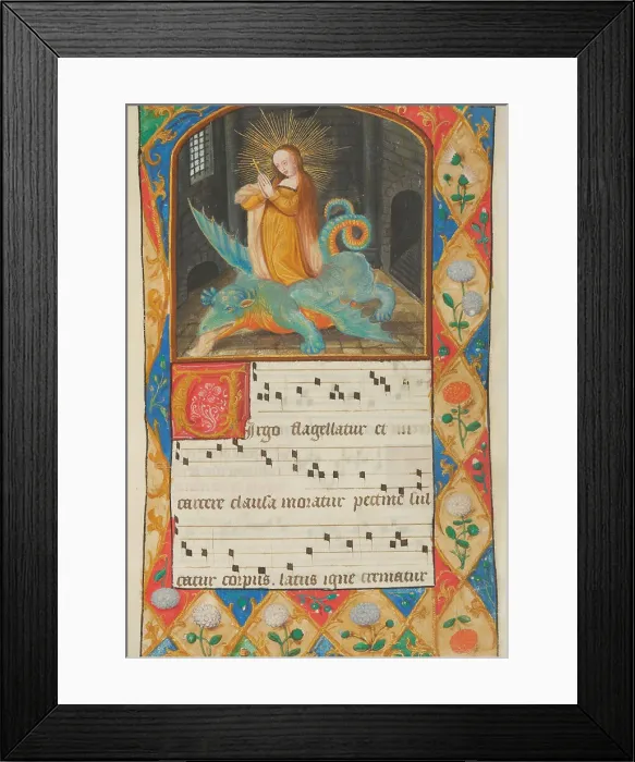 Framed Print : The Gradual, c1520. Creator: Anonymous () Framed Print : The Gradual, c1520. Creator: Anonymous ()