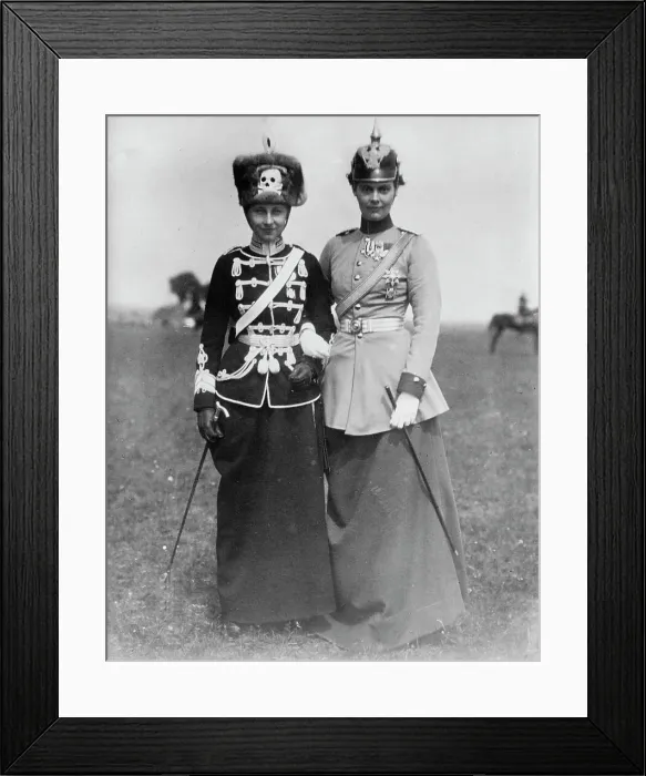 Framed Print : Duchess Brunswick & Crown Princess Cecilie, between c1910 and c1915. Creator: Bain News Service Framed Print : Duchess Brunswick & Crown Princess Cecilie, between c1910 and c1915. Creator: Bain News Service