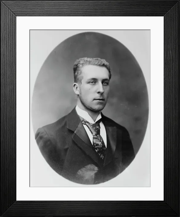 Framed Print : King Albert of Belg. [i.e. Belgium] in America, 1914. Creator: Aime Dupont