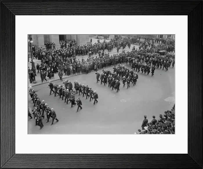 Framed Print : Sickles Funeral, 1914. Creator: Bain News Service Framed Print : Sickles Funeral, 1914. Creator: Bain News Service