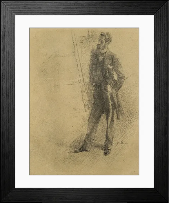Framed Print : Portrait of Paul Helleu. Creator: Boldini; Giovanni (1842-1931) Framed Print : Portrait of Paul Helleu. Creator: Boldini; Giovanni (1842-1931)