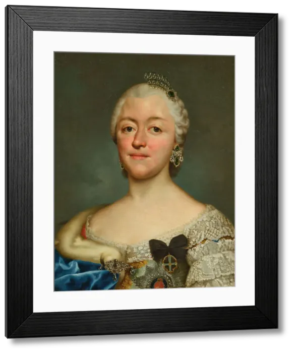 Framed Print : Portrait of Duchess Maria Antonia of Bavaria, Electress of Saxony (1724-1780), 1751. Creator: Mengs; Anton Raphael (1728-1779) Framed Print : Portrait of Duchess Maria Antonia of Bavaria, Electress of Saxony (1724-1780), 1751. Creator: Mengs; Anton Raphael (1728-1779)
