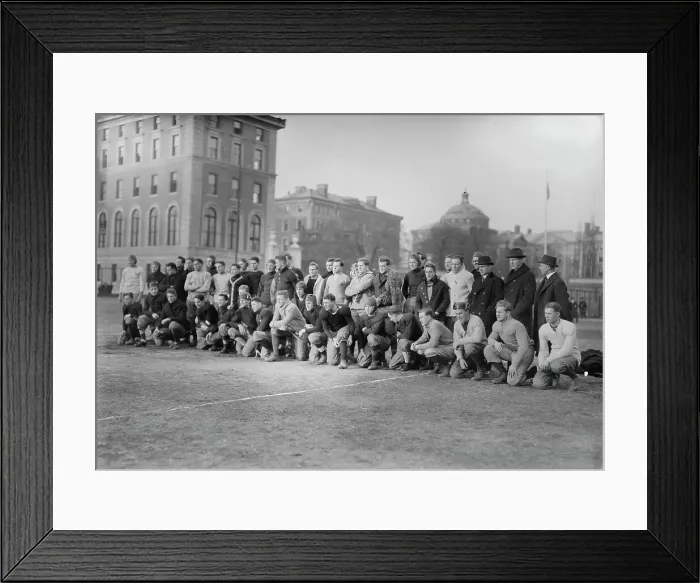 Framed Print : Columbia football squads, 1914. Creator: Bain News Service Framed Print : Columbia football squads, 1914. Creator: Bain News Service