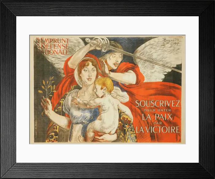 Framed Print : Souscrivez pour hater la Paix par la Victoire, 1917. Creator: Besnard; Paul-Albert (1849-1934) Framed Print : Souscrivez pour hater la Paix par la Victoire, 1917. Creator: Besnard; Paul-Albert (1849-1934)