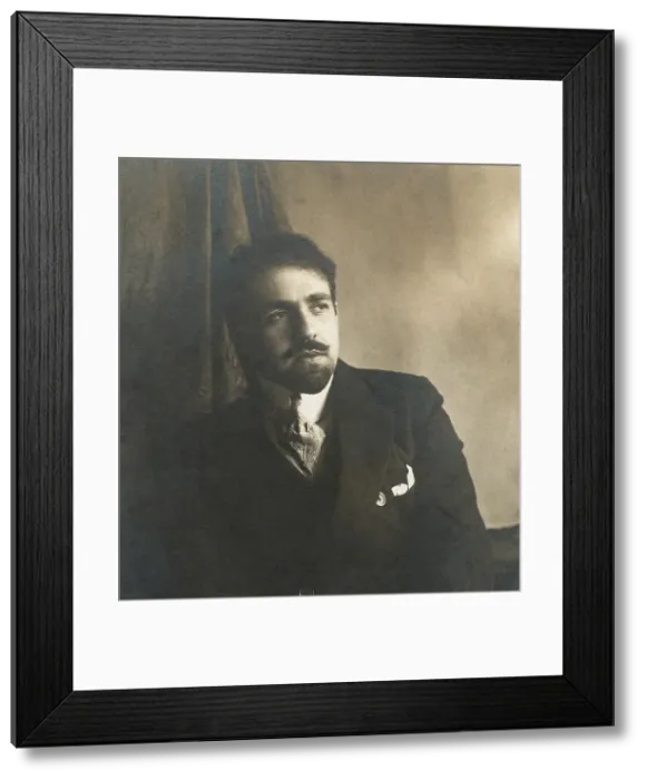Framed Print : Portrait of the composer Reynaldo Hahn (1874-1947), 1902. Creator: Anonymous () Framed Print : Portrait of the composer Reynaldo Hahn (1874-1947), 1902. Creator: Anonymous ()
