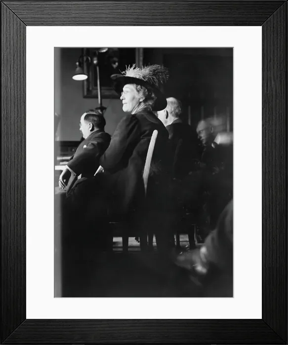 Framed Print : Mrs. Angle in court, 1915. Creator: Bain News Service Framed Print : Mrs. Angle in court, 1915. Creator: Bain News Service
