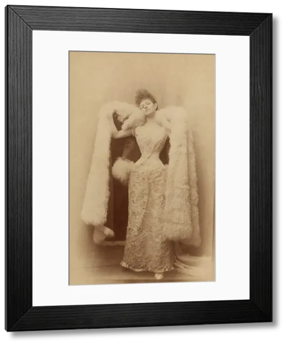 Framed Print : Portrait of Élisabeth, Countess Greffulhe (1860-1952), c1886. Creator: Anonymous () Framed Print : Portrait of Élisabeth, Countess Greffulhe (1860-1952), c1886. Creator: Anonymous ()