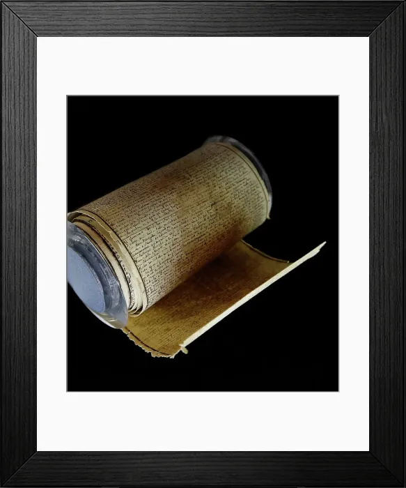 Framed Print : Handwritten manuscript of The 120 Days of Sodom by Donatien Alphonse François de... 1785. Creator: Historic Object () Framed Print : Handwritten manuscript of The 120 Days of Sodom by Donatien Alphonse François de... 1785. Creator: Historic Object ()