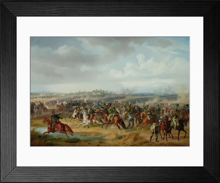 Framed Print : Battle of Pápa on 12 Juny 1809, 1844. Creator: Adam; Albrecht (1786-1862) Framed Print : Battle of Pápa on 12 Juny 1809, 1844. Creator: Adam; Albrecht (1786-1862)