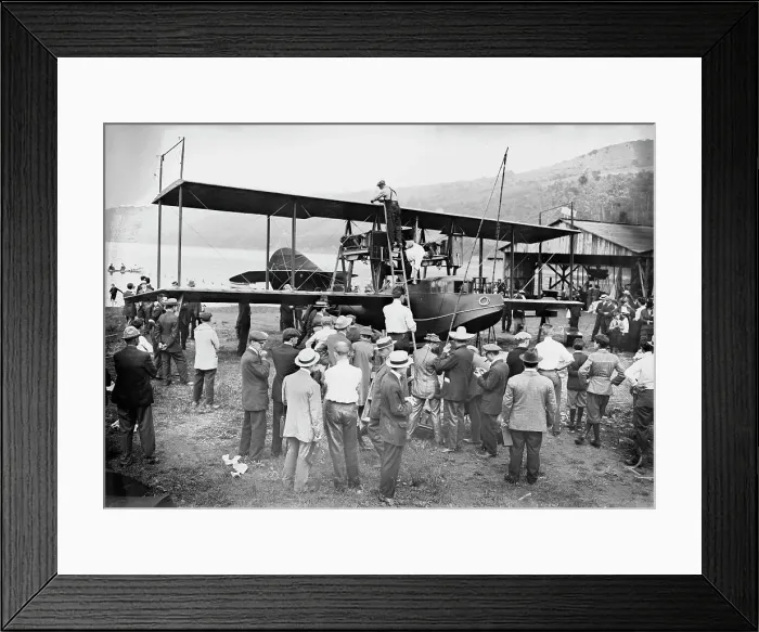 Framed Print : Assembling AMERICA, 1914. Creator: Bain News Service Framed Print : Assembling AMERICA, 1914. Creator: Bain News Service
