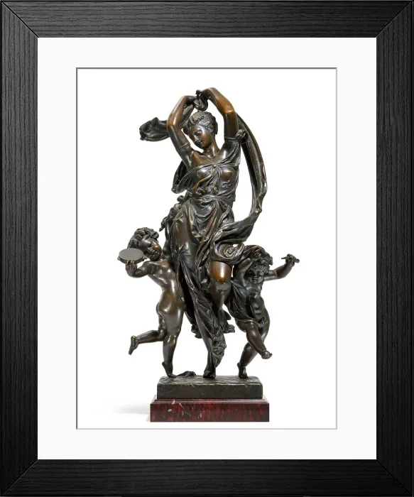 Framed Print : Allegory of Dance. Creator: Carrier-Belleuse; Albert-Ernest (1824-1887) Framed Print : Allegory of Dance. Creator: Carrier-Belleuse; Albert-Ernest (1824-1887)