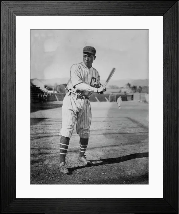 Framed Print : Lang Akana, captain and first baseman, Chinese university (baseball), 1914. Creator: Bain News Service Framed Print : Lang Akana, captain and first baseman, Chinese university (baseball), 1914. Creator: Bain News Service