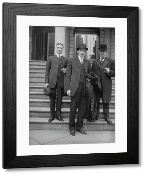 Framed Print : F.J. Hayes, E.L. Doyle, Jas. Lord, between c1910 and c1915. Creator: Bain News Service Framed Print : F.J. Hayes, E.L. Doyle, Jas. Lord, between c1910 and c1915. Creator: Bain News Service