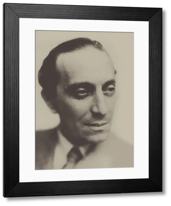 Framed Print : Portrait of the composer Paul Abraham (1892-1960), c1930. Creator: Anonymous () Framed Print : Portrait of the composer Paul Abraham (1892-1960), c1930. Creator: Anonymous ()