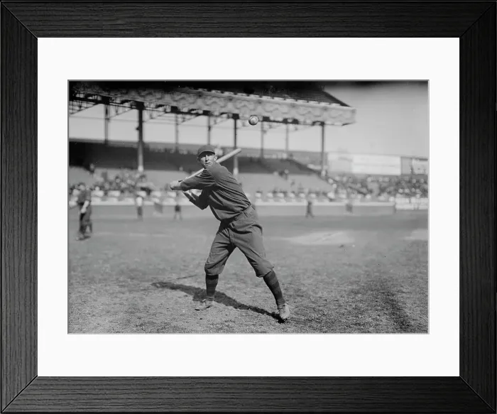 Framed Print : Hank Gowdy, Boston NL (baseball), 1914. Creator: Bain News Service Framed Print : Hank Gowdy, Boston NL (baseball), 1914. Creator: Bain News Service