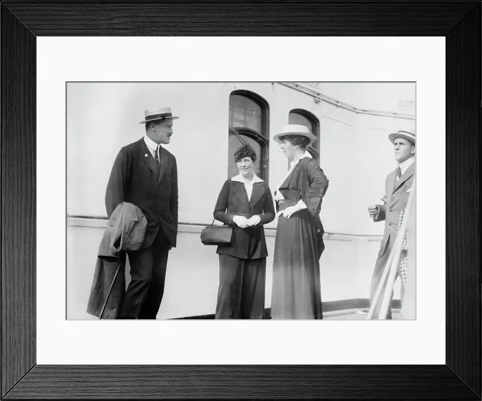 Framed Print : Cyrus McCormick, Miss P. Dowdall, Marcella Andrews, between c1910 and c1915. Creator: Bain News Service Framed Print : Cyrus McCormick, Miss P. Dowdall, Marcella Andrews, between c1910 and c1915. Creator: Bain News Service