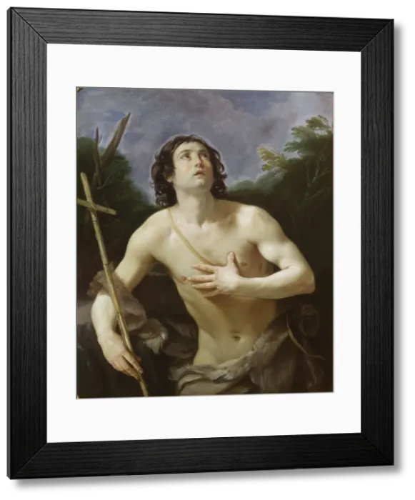 Framed Print : Saint John the Baptist, 1632-1636. Creator: Reni; Guido (1575-1642) Framed Print : Saint John the Baptist, 1632-1636. Creator: Reni; Guido (1575-1642)