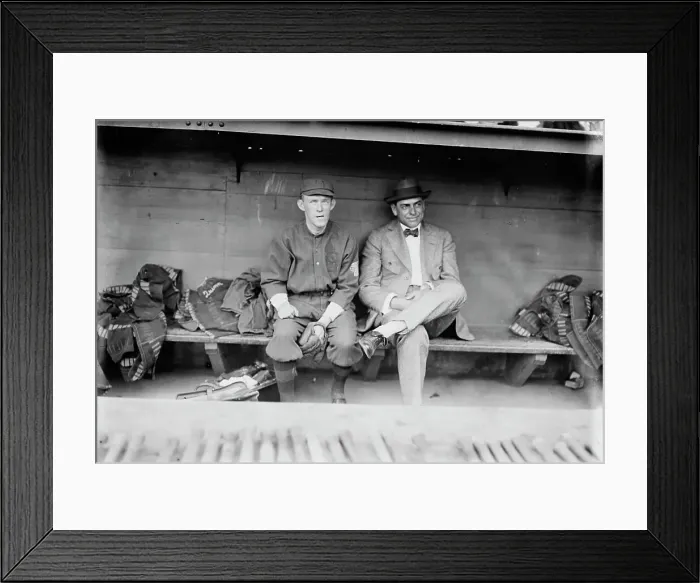 Framed Print : Johnny Evers & George Stallings, Boston NL (baseball), 1914. Creator: Bain News Service Framed Print : Johnny Evers & George Stallings, Boston NL (baseball), 1914. Creator: Bain News Service