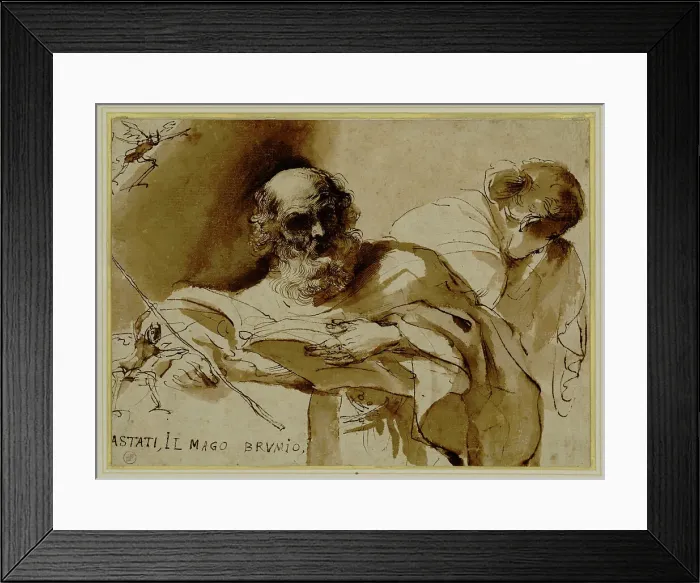 Framed Print : Mago Brumio. Creator: Guercino (1591-1666) Framed Print : Mago Brumio. Creator: Guercino (1591-1666)