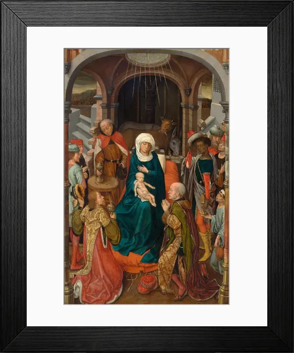 Framed Print : c1470. Creator: Stockt; Vrancke van der (1420-1495)