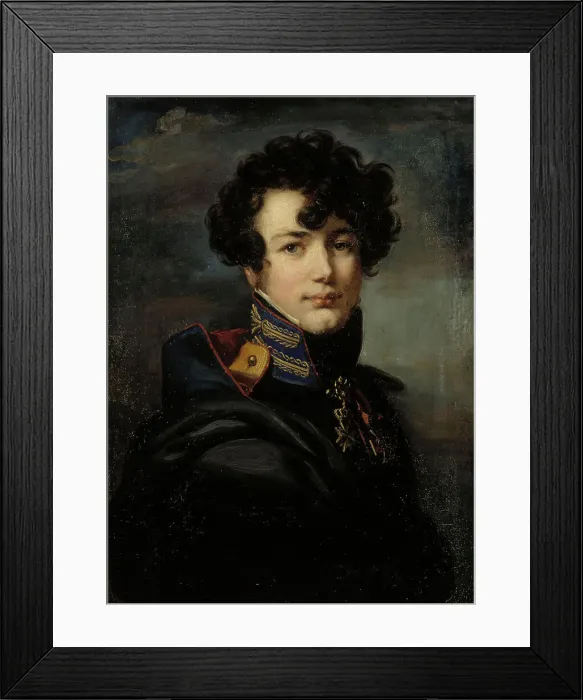 Framed Print : Portrait of Prince Vasily Vasilyevich Dolgorukov (1786-1858), 1811. Creator: Vogel von Vogelstein; Carl Christian (1788-1868) Framed Print : Portrait of Prince Vasily Vasilyevich Dolgorukov (1786-1858), 1811. Creator: Vogel von Vogelstein; Carl Christian (1788-1868)