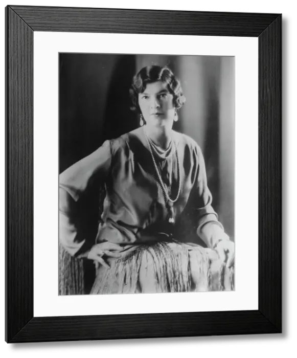Framed Print : Baroness v. Maltzan, between c1915 and c1920. Creator: Bain News Service Framed Print : Baroness v. Maltzan, between c1915 and c1920. Creator: Bain News Service