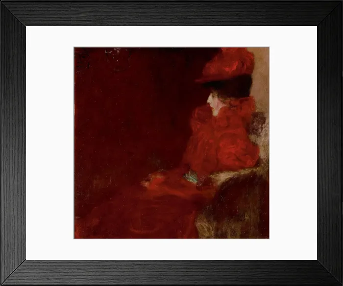 Framed Print : Dame im Fauteuil (Woman in Armchair), c1898. Creator: Klimt; Gustav (1862-1918) Framed Print : Dame im Fauteuil (Woman in Armchair), c1898. Creator: Klimt; Gustav (1862-1918)