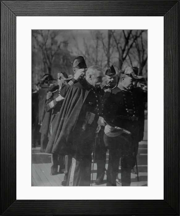 Framed Print : Adm. Geo. Dewey at White House, Jan. 1. between c1915 and c1920. Creator: Bain News Service Framed Print : Adm. Geo. Dewey at White House, Jan. 1. between c1915 and c1920. Creator: Bain News Service