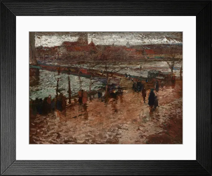 Framed Print : The Eliska Bridge, 1906. Creator: Slavicek; Antonin (1870-1910) Framed Print : The Eliska Bridge, 1906. Creator: Slavicek; Antonin (1870-1910)