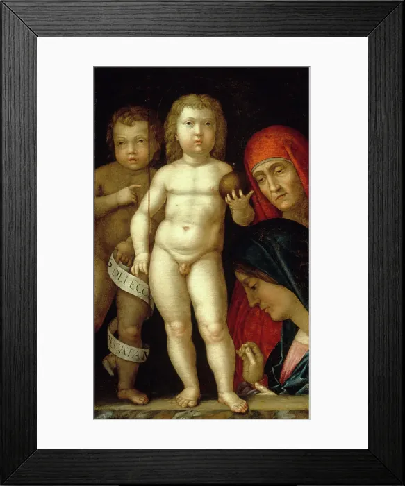 Framed Print : Salvator Mundi (Saviour of the World), 15th century. Creator: Mantegna; Andrea (1431-1506) Framed Print : Salvator Mundi (Saviour of the World), 15th century. Creator: Mantegna; Andrea (1431-1506)