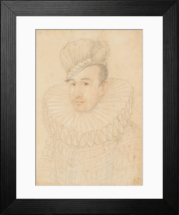 Framed Print : François-Hercule de France, duc d'Alençon (1554-1584), c1580. Creator: Dumonstier; Etienne; (Circle) (1540-1603) Framed Print : François-Hercule de France, duc d'Alençon (1554-1584), c1580. Creator: Dumonstier; Etienne; (Circle) (1540-1603)