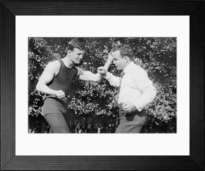 Framed Print : Al McCoy & Charlie Goldman, between c1910 and c1915. Creator: Bain News Service Framed Print : Al McCoy & Charlie Goldman, between c1910 and c1915. Creator: Bain News Service