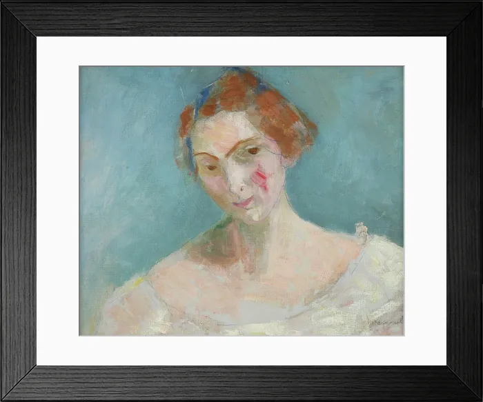 Framed Print : Self-portrait, c1900. Creator: Marval; Jacqueline (1866-1932) Framed Print : Self-portrait, c1900. Creator: Marval; Jacqueline (1866-1932)