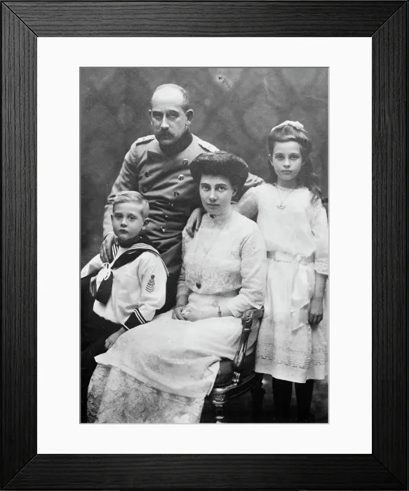 Framed Print : Prince Max of Baden, Pr'ss [i.e. Princess] Marie Alexandra, Prince Berthold... between c1910-c1915 Creator: Bain News Service