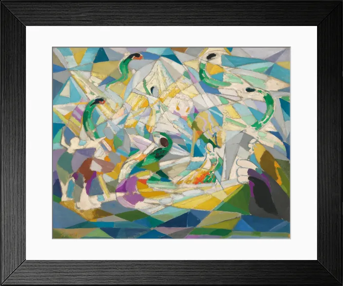 Framed Print : Der Rosenkavalier, 1913-1914. Creator: Stella; Joseph (1877-1946) Framed Print : Der Rosenkavalier, 1913-1914. Creator: Stella; Joseph (1877-1946)