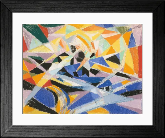 Framed Print : Futurist Composition, 1914. Creator: Stella; Joseph (1877-1946) Framed Print : Futurist Composition, 1914. Creator: Stella; Joseph (1877-1946)