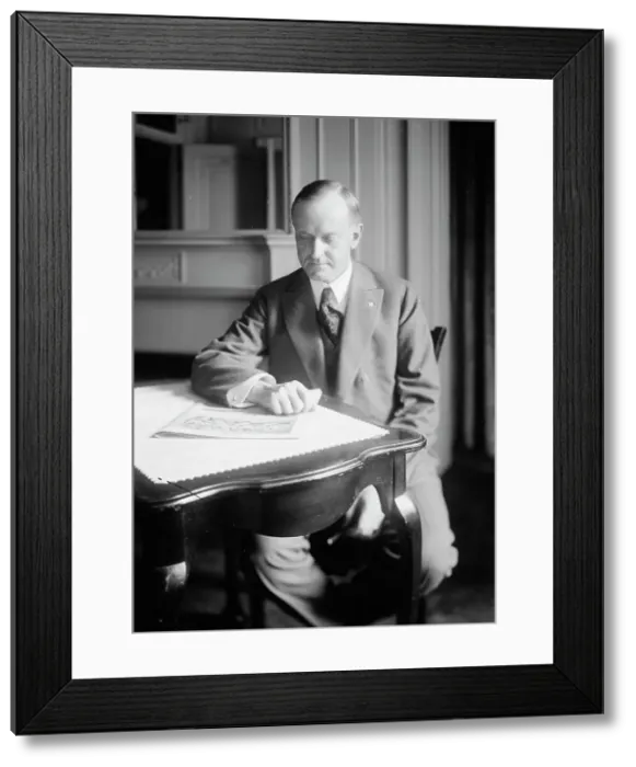 Framed Print : Calvin Coolidge, between c1915 and c1920. Creator: Bain News Service Framed Print : Calvin Coolidge, between c1915 and c1920. Creator: Bain News Service