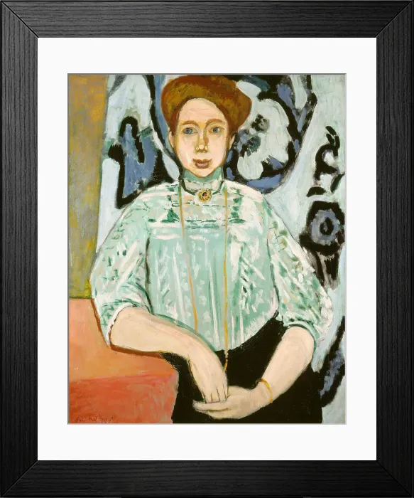 Framed Print : Portrait of Greta Moll, 1908. Creator: Matisse; Henri (1869-1954) Framed Print : Portrait of Greta Moll, 1908. Creator: Matisse; Henri (1869-1954)