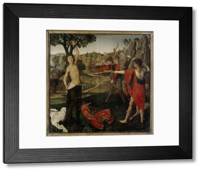 Framed Print : The Martyrdom of Saint Sebastian, c1475. Creator: Memling; Hans (1433 / 40-1494) Framed Print : The Martyrdom of Saint Sebastian, c1475. Creator: Memling; Hans (1433 / 40-1494)