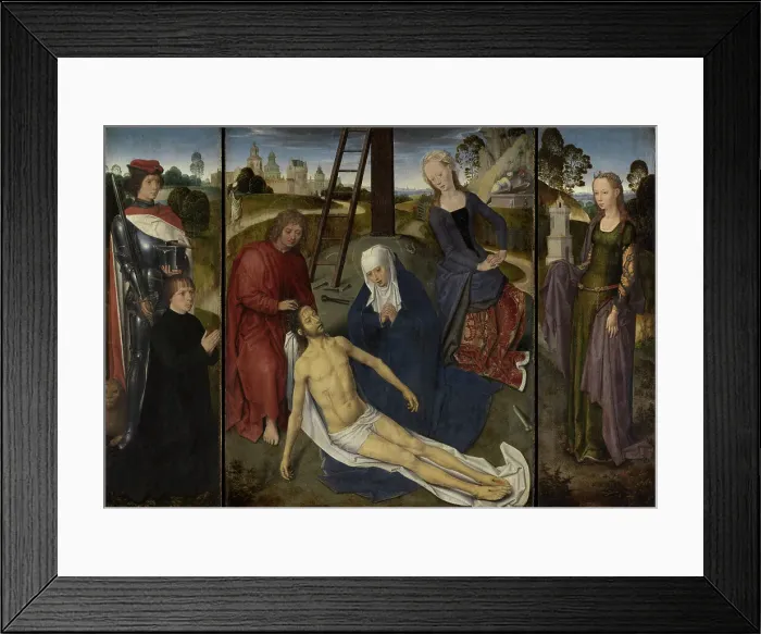Framed Print : Triptych of Adriaan Reins, 1480. Creator: Memling; Hans (1433 / 40-1494) Framed Print : Triptych of Adriaan Reins, 1480. Creator: Memling; Hans (1433 / 40-1494)
