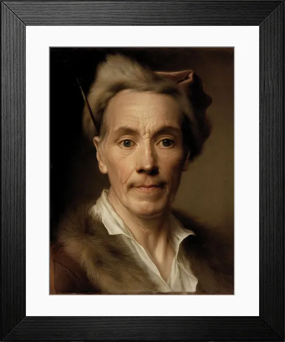 Framed Print : Self-portrait, Early 1760s. Creator: Seybold; Christian (1695-1768) Framed Print : Self-portrait, Early 1760s. Creator: Seybold; Christian (1695-1768)