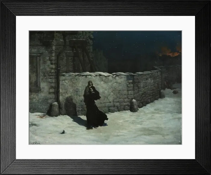 Framed Print : Episode of the siege of Paris in 1870, 1871. Creator: Doré; Gustave (1832-1883) Framed Print : Episode of the siege of Paris in 1870, 1871. Creator: Doré; Gustave (1832-1883)