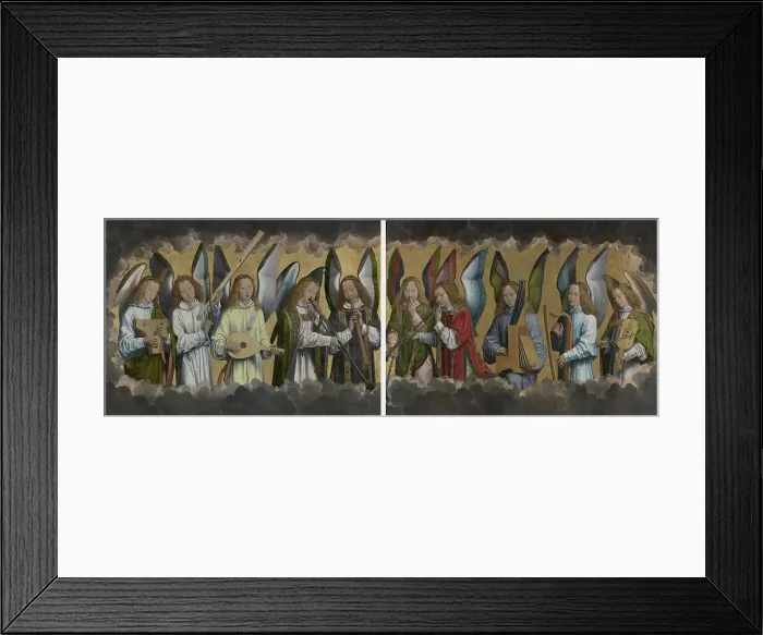 Framed Print : The Musical Angels, Between 1483 and 1494. Creator: Memling; Hans (1433 / 40-1494) Framed Print : The Musical Angels, Between 1483 and 1494. Creator: Memling; Hans (1433 / 40-1494)
