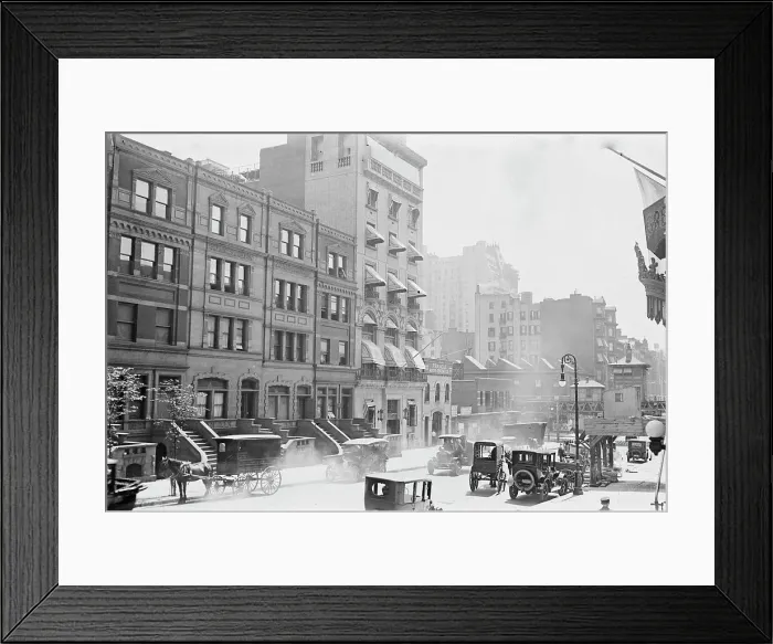 Framed Print : Site of Steinway Hall, W. 57th, (1916?). Creator: Bain News Service Framed Print : Site of Steinway Hall, W. 57th, (1916?). Creator: Bain News Service